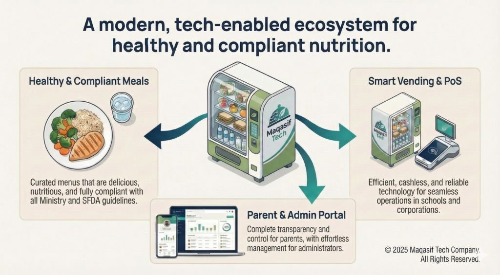 Maqasif Tech Ecosystem - Modern Tech-Enabled Nutrition